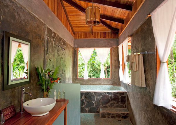 Bathroom at El Remanso, Osa Peninsula