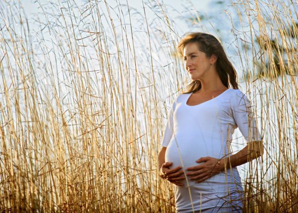 Mystical maternity portrait