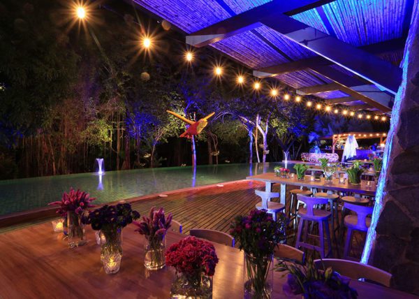 The Birdcage, themed party Setup at Poro Poro, Exclusive Resorts, Peninsula Papagayo