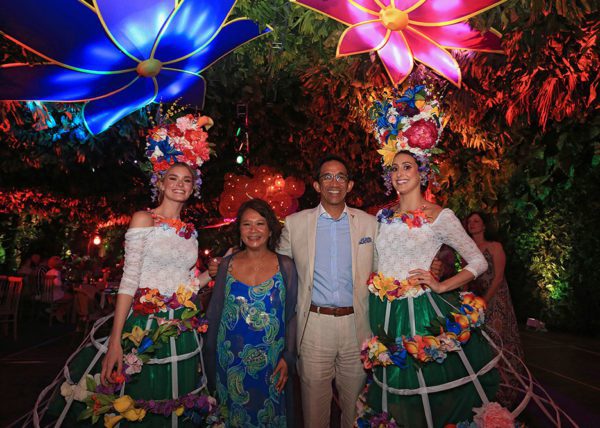 Retrato con ninfas del bosque