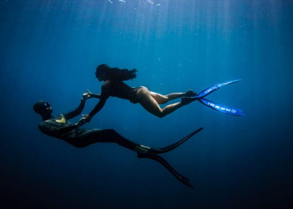 Brad & Estefanía: this waesome couple direct Rica Freedivers, freediving school in Quepos, South Pacific of CR. - Rica Freedivers