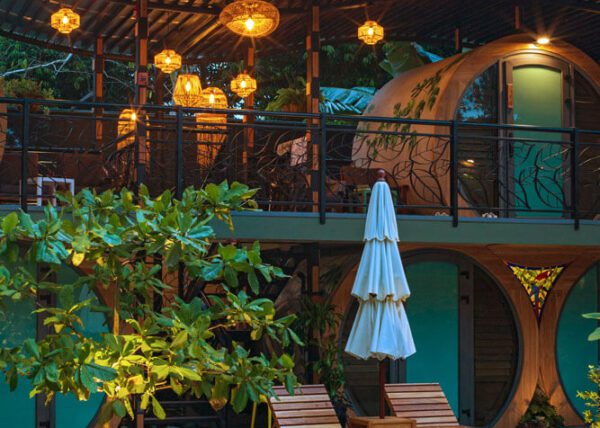 Biophilic architecture perfect for the unpredictable caribbean weather - Saranda Boutique Hotel